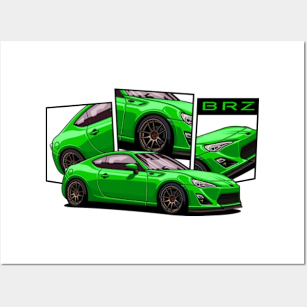 BRZ, JDM Wall Art by T-JD